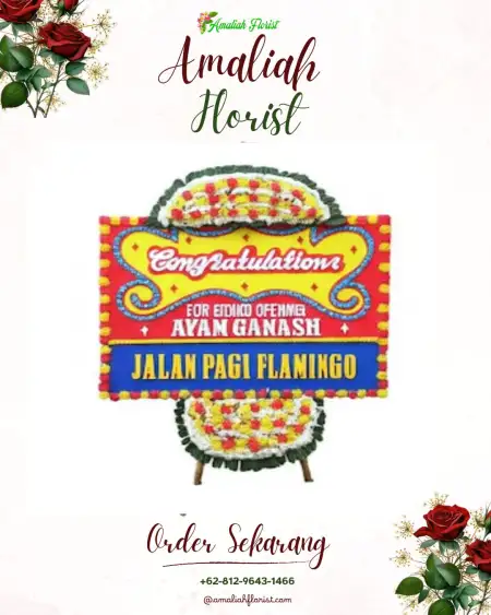 Sewa Papan Bunga Menur Pumpungan